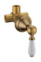 Дивертер встраиваемый Латунь Boheme CRYSTAL 623-CRST