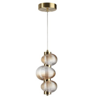 Подвес Bruco L-vision, Led, Бронзовый (Odeon Light, 5095/12l)