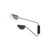 Бра Modern Mollis, 2xG9 Черный, Черный (Maytoni, MOD126WL-02B)