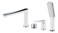 Смеситель врезной на борт ванны BOHEME Venturo 370-W